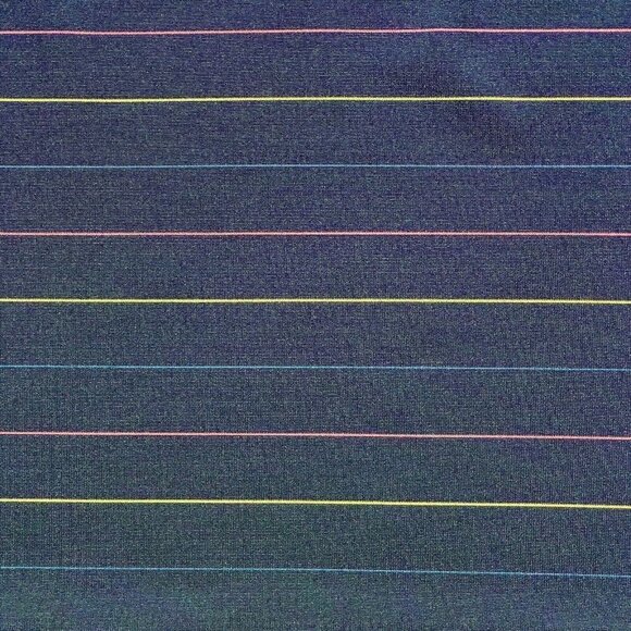 F & G TECH Polo Shirt Men's Size Large Navy Multicolor Stretch Wicking Quick Dry - Picture 4 of 12